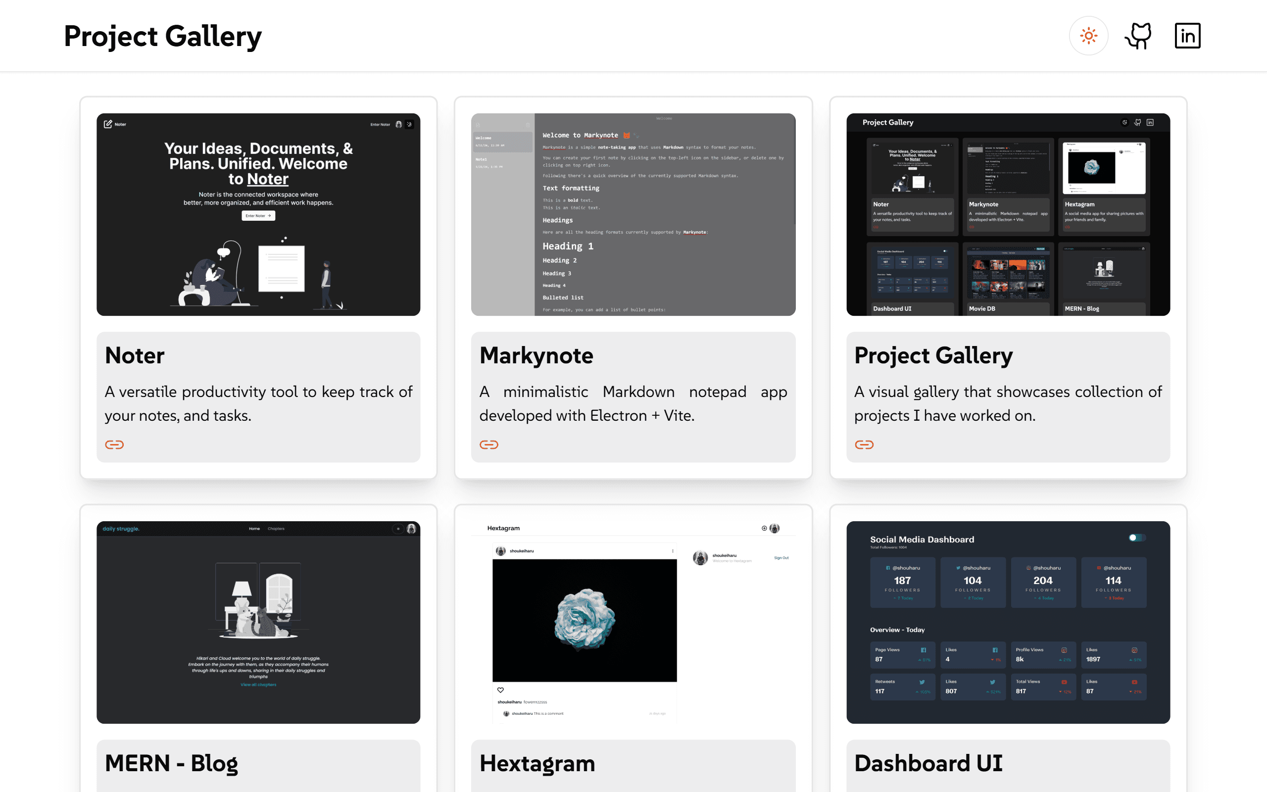 Project Gallery